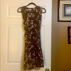 Loft Floral Wrap Dress